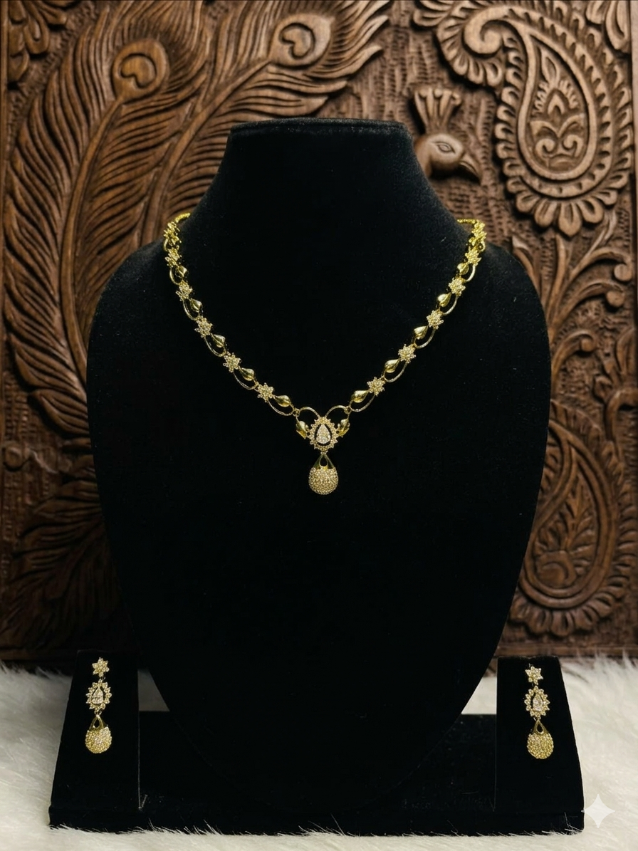 gilded lakshmi temple set